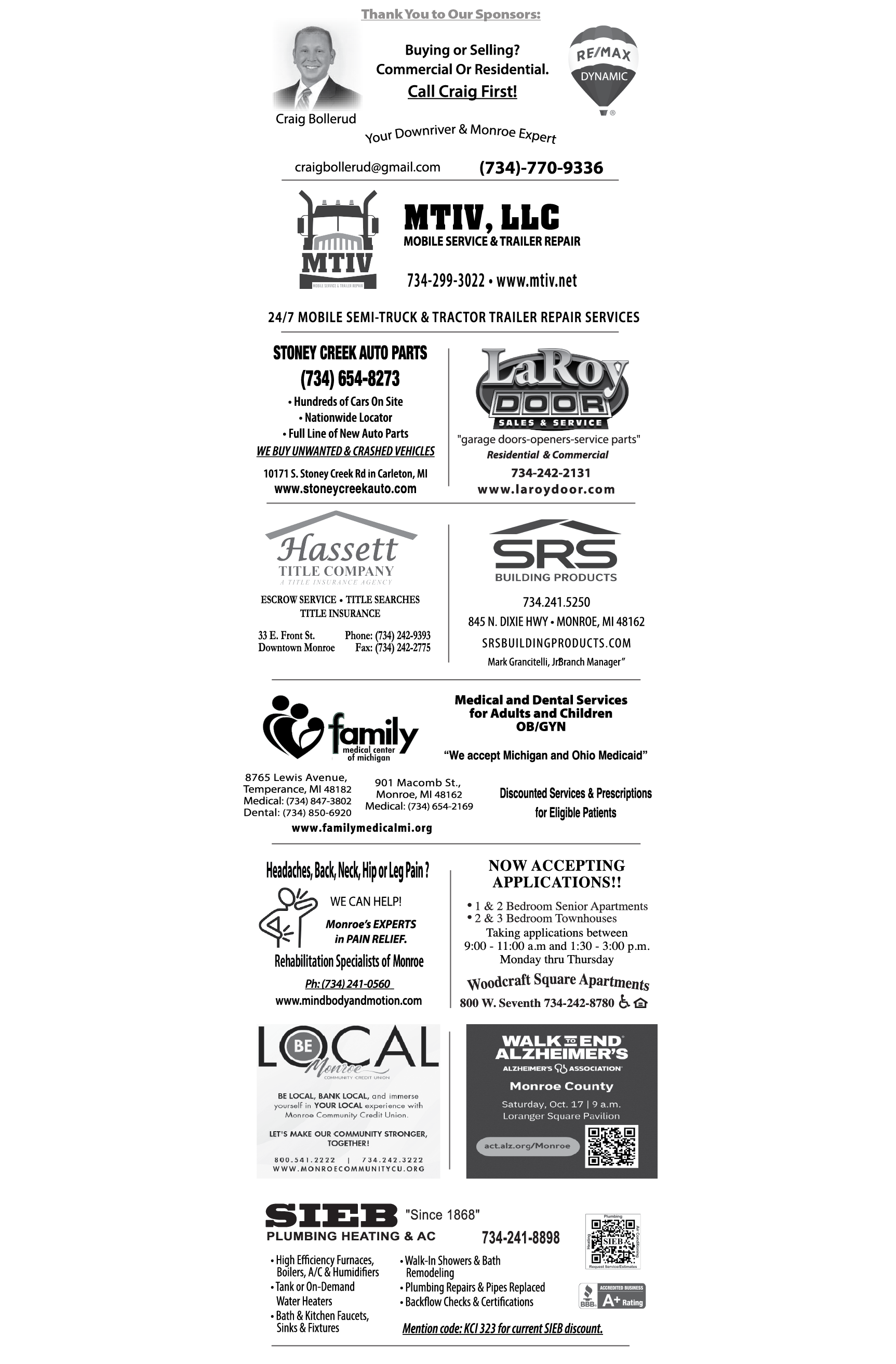 Larson Bar Sponsor Page